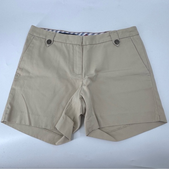 Brooks Brothers Tan Flat‎ Front Tailored Shorts - Picture 2 of 8